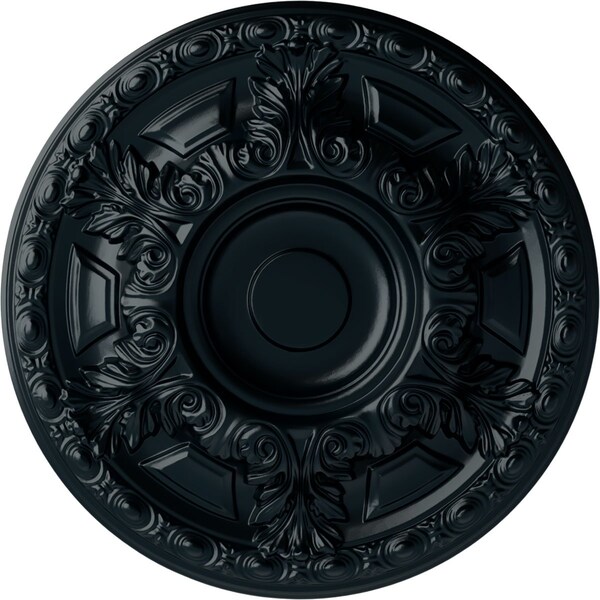 Ekena Millwork Granada Ceiling Medallion (Fits Canopies up to 7 1/8"), Hnd-Painted Night Shade, 23 1/2"OD x 2 3/4"P CM24GANSF - main